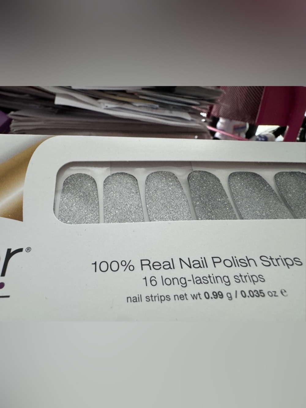 NIP- Color Street Nail Strips - Silver “Light Year”